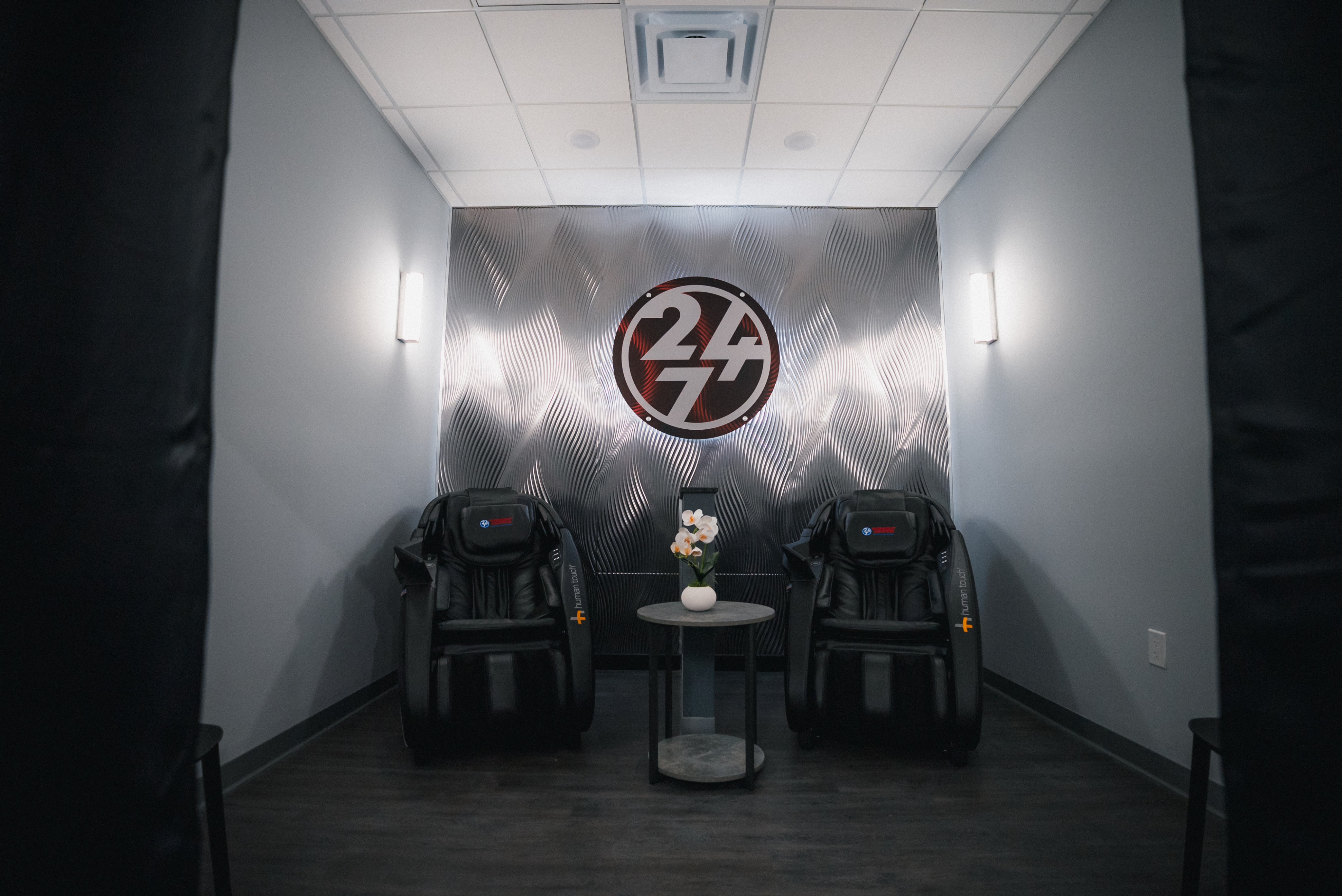 Massage chair recovery area