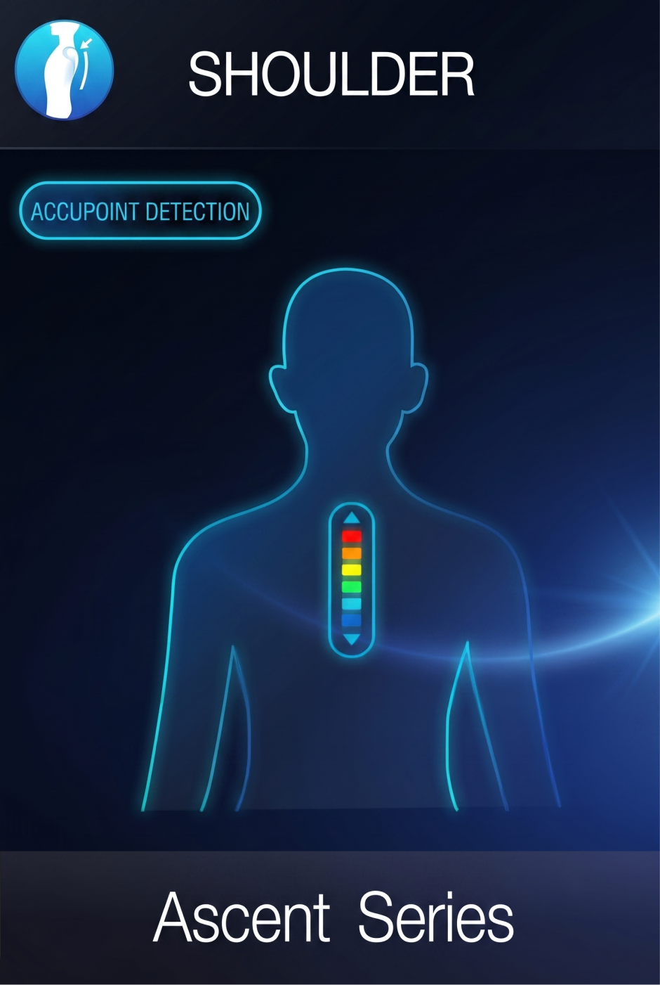 Massage chair body scan screen