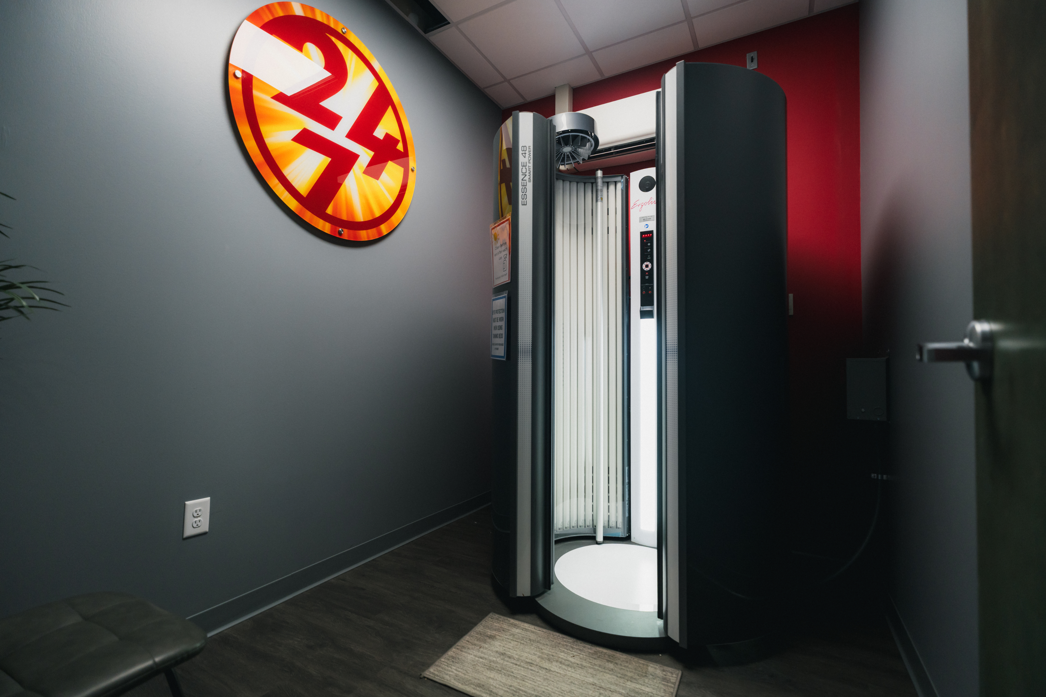 Red Light Therapy room