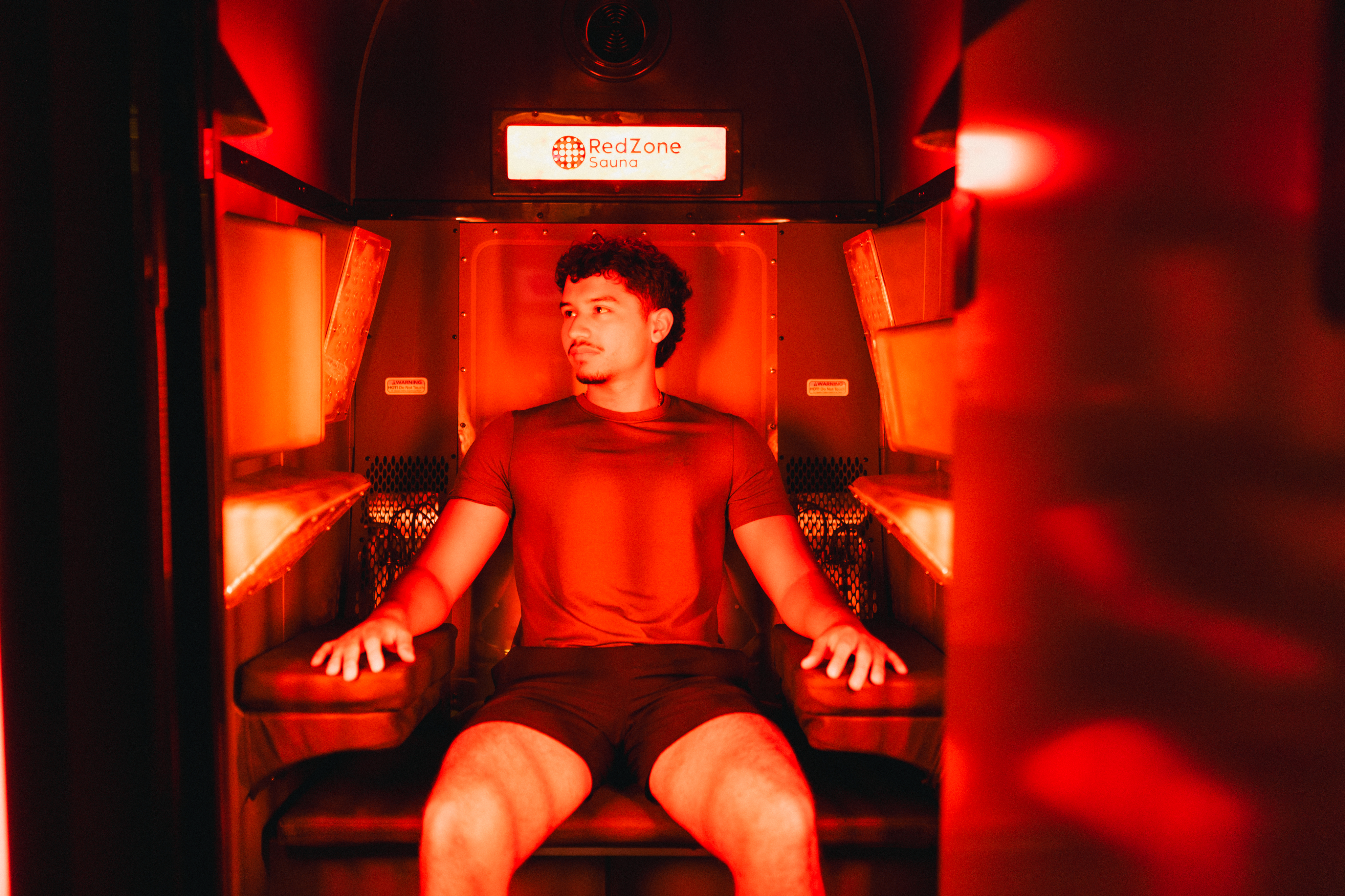Person using RedZone recovery equipment